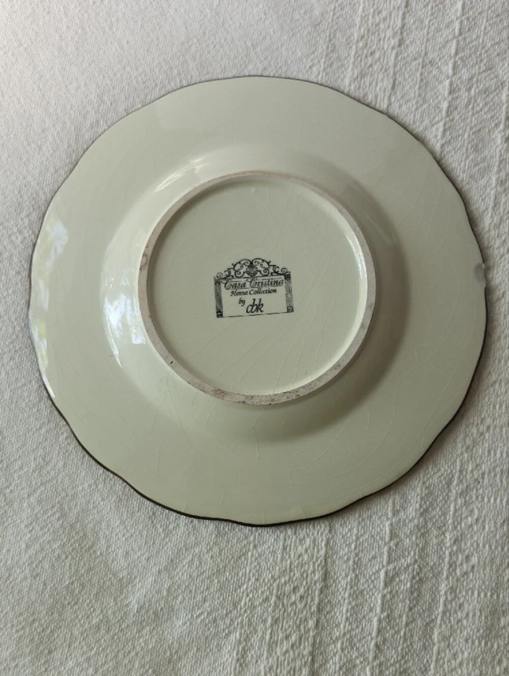Casa Cristina Home Collection By Cbk Vintage Plate